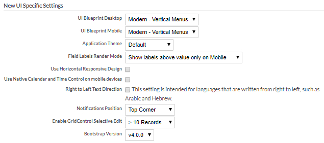 Field Labels Render Mode