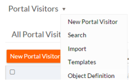 Portal Visitors Tab