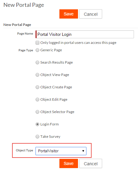 New Login Form