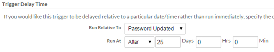 Password Expiration Delay Time