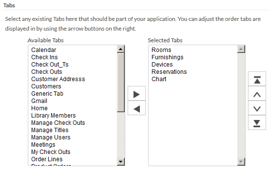 Reorder Tabs