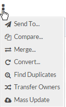 Group Actions Menu