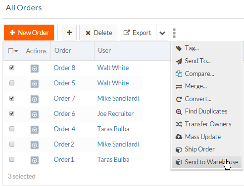 Group Workflow Actions