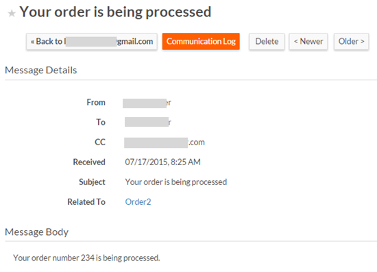 Gmail Message Details