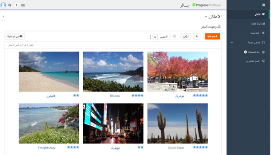 Application Page in Arabic