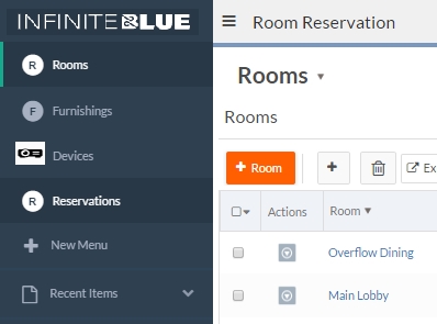 Select from Sidebar
