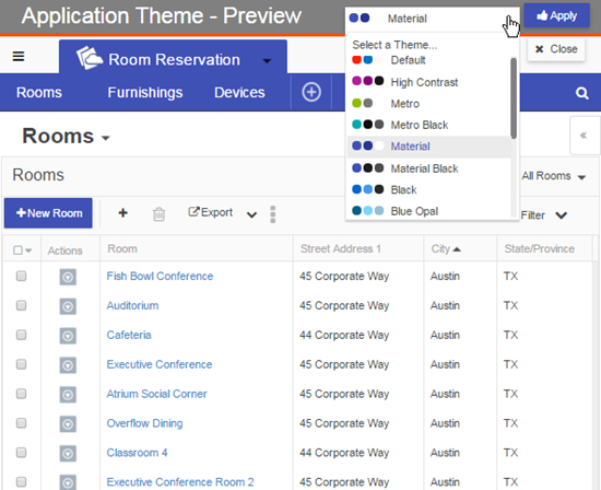 Theme Preview Mode
