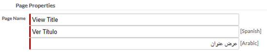 Translate Page Properties